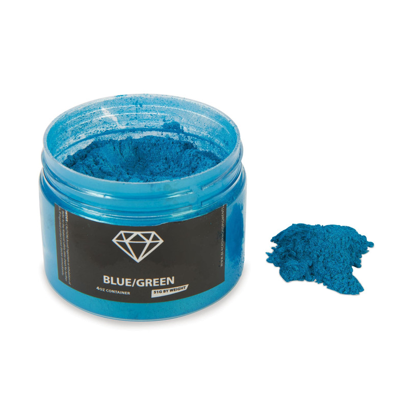 Mica Powder - 51 Grams - Color:Blue / Green